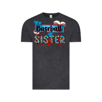 Vintage Black baseball sister with leopard Vintage Tee - Zillion Design Studio