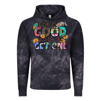 Cloud Black life is good you should get one Vintage Hoodie - Zillion Design Studio