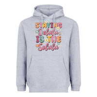 Heather Grey staying delulu is the solulu Heavyweight Hoodie - MaliasSmallBusiness