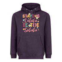 Plum staying delulu is the solulu Heavyweight Hoodie - MaliasSmallBusiness