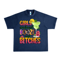 Navy girls weekend booze and bitches Urban Heavy Tee - Zillion Design Studio
