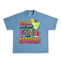 Pebble Blue girls weekend booze and bitches Urban Heavy Tee - Zillion Design Studio