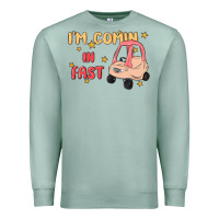 Seafoam i'm comin in fast Premium Sweatshirt - MaliasSmallBusiness