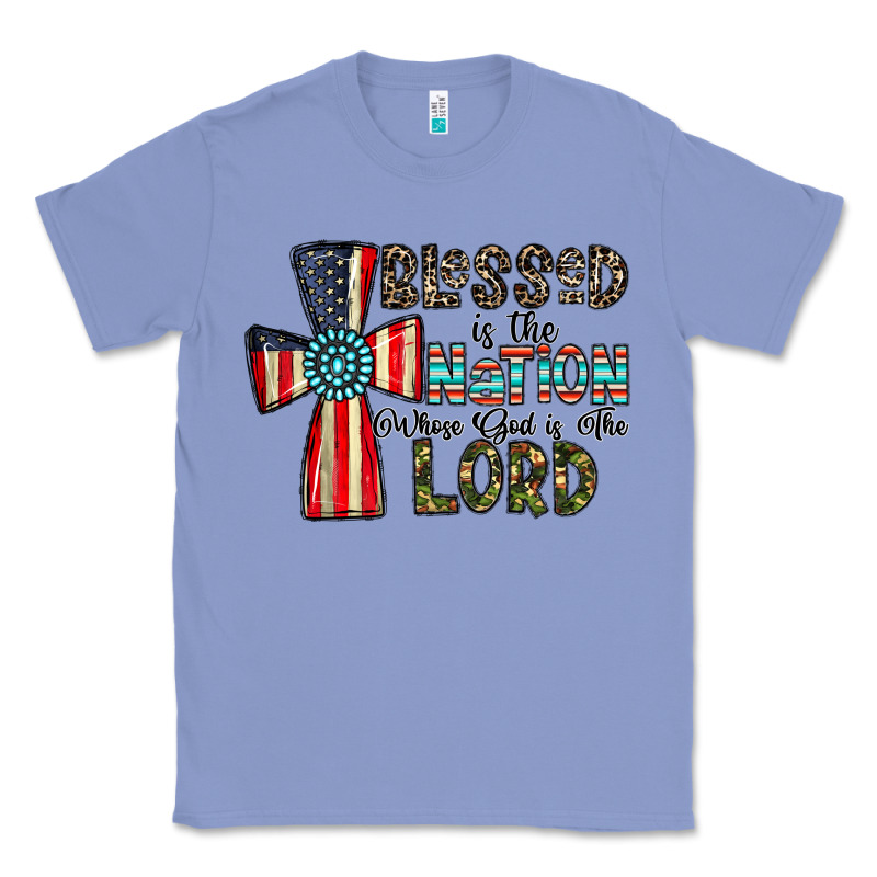 Blessed İs The Nation Whose God Is The Lord Classic Tee by CowhideDigitalArt | Teevron