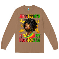 Toasted Coconut juneteenth is my independence day Long Sleeve Tee - HRA Design Shop