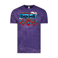 Cloud Purple baseball brother Vintage Tee - Zillion Design Studio