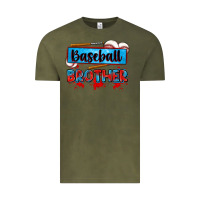 Vintage Olive baseball brother Vintage Tee - Zillion Design Studio
