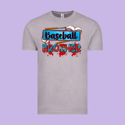Baseball Brother Vintage Tee Designed By Zillion Design Studio