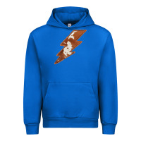 Cobalt Cowhide Patterned Lightning Urban Hoodie - Bettercallsaul