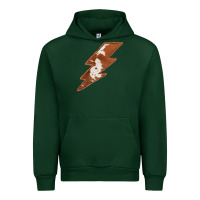 Forest Green Cowhide Patterned Lightning Urban Hoodie - Bettercallsaul