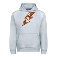 Heather Grey Cowhide Patterned Lightning Urban Hoodie - Bettercallsaul