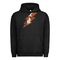 Pigment Black Cowhide Patterned Lightning Urban Hoodie - Bettercallsaul