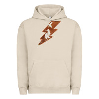 Pigment French Oak Cowhide Patterned Lightning Urban Hoodie - Bettercallsaul