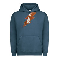 Pigment Midnight Navy Cowhide Patterned Lightning Urban Hoodie - Bettercallsaul