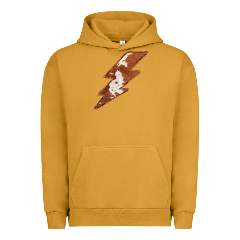 Cowhide Patterned Lightning Urban Hoodie by Bettercallsaul | Teevron