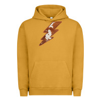 Pigment Peanut Butter Cowhide Patterned Lightning Urban Hoodie - Bettercallsaul