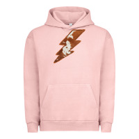 Pigment Salmon Cowhide Patterned Lightning Urban Hoodie - Bettercallsaul