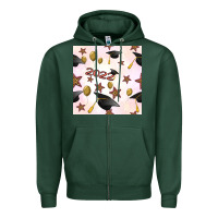 Sports Green 2022 to graduation seamless pattern Zipper Hoodie - BundleAndBundleShop