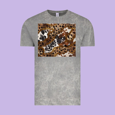 Leopard And Cowhides Vintage Tee Designed By Barkaloodesign