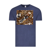 Vintage Denim leopard and cowhides Vintage Tee - BarkalooDesign