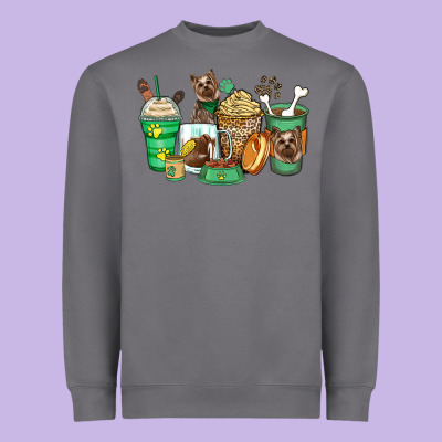 Heavyweight Sweatshirt yorkshire terrier coffee cups