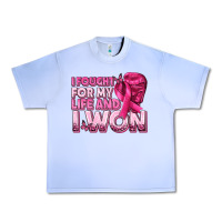 Grape Ice I Fought For My Life and I Won Breast Cancer Urban Heavy Tee - texasbilliewilder
