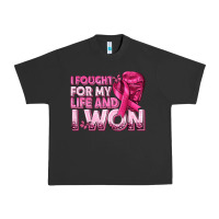 Pigment Black I Fought For My Life and I Won Breast Cancer Urban Heavy Tee - texasbilliewilder