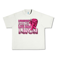 Pistachio I Fought For My Life and I Won Breast Cancer Urban Heavy Tee - texasbilliewilder