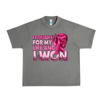 Tornado I Fought For My Life and I Won Breast Cancer Urban Heavy Tee - texasbilliewilder