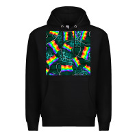 Black Pride lgbtq flags with leopard seamless pattern Premium Hoodie - BundleAndBundleShop