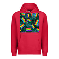 Cardinal Pride lgbtq flags with leopard seamless pattern Premium Hoodie - BundleAndBundleShop