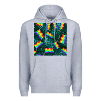 Heather Grey Pride lgbtq flags with leopard seamless pattern Premium Hoodie - BundleAndBundleShop