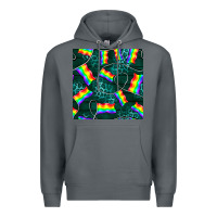 Rock Pride lgbtq flags with leopard seamless pattern Premium Hoodie - BundleAndBundleShop