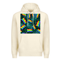 Sandshell Pride lgbtq flags with leopard seamless pattern Premium Hoodie - BundleAndBundleShop