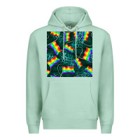 Seafoam Pride lgbtq flags with leopard seamless pattern Premium Hoodie - BundleAndBundleShop