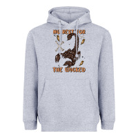 Heather Grey no rest for the wicked Heavyweight Hoodie - MaliasSmallBusiness