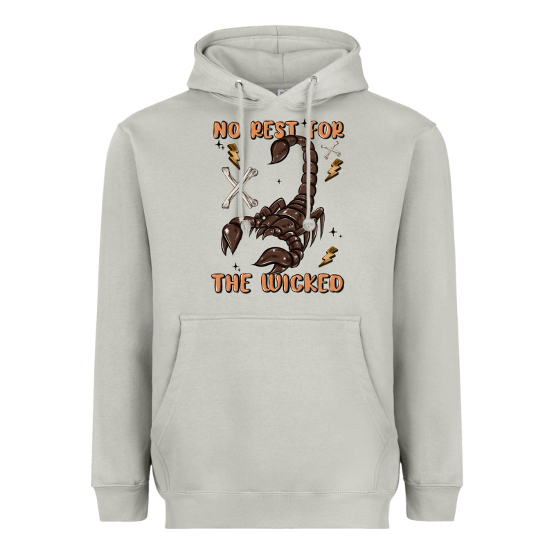 No Rest For The Wicked Heavyweight Hoodie by MaliasSmallBusiness | Teevron