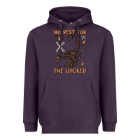 Plum no rest for the wicked Heavyweight Hoodie - MaliasSmallBusiness