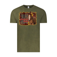 Vintage Olive all i want for christmas is a horse Vintage Tee - RanaPortraitStore