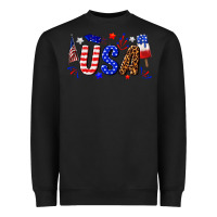 Black usa 4th of july Heavyweight Sweatshirt - texasbilliewilder