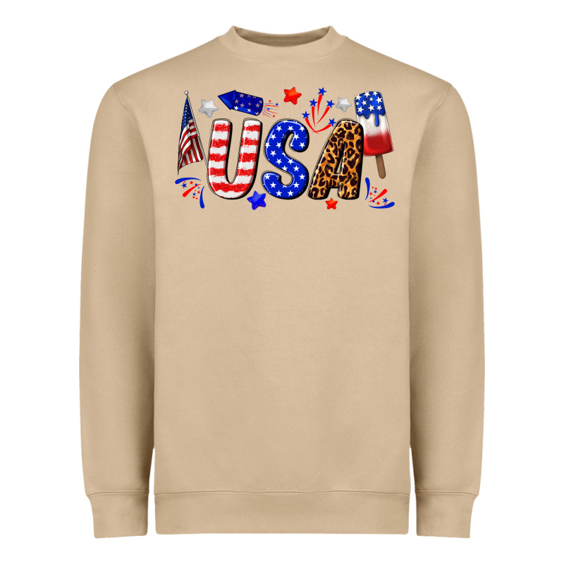 Usa 4th Of July Heavyweight Sweatshirt by texasbilliewilder | Teevron