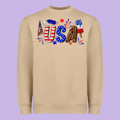Heavyweight Sweatshirt usa 4th of july