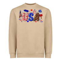 Mushroom usa 4th of july Heavyweight Sweatshirt - texasbilliewilder