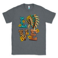 Charcoal Heather love indian headdress Classic Tee - HRA Design Shop