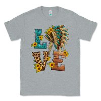 Heather Grey love indian headdress Classic Tee - HRA Design Shop