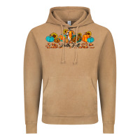 Vintage Camel hello fall pumpkin sunflower Vintage Hoodie - JahusDesignShop