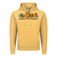 Vintage Mustard hello fall pumpkin sunflower Vintage Hoodie - JahusDesignShop