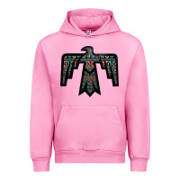 Fuchsia Pink Black Aztec Thunderbird Urban Hoodie - Bettercallsaul
