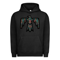 Pigment Black Black Aztec Thunderbird Urban Hoodie - Bettercallsaul