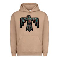 Pigment Burro Black Aztec Thunderbird Urban Hoodie - Bettercallsaul